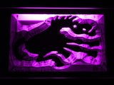 Denver Broncos (9) LED Neon Sign USB - Purple - TheLedHeroes