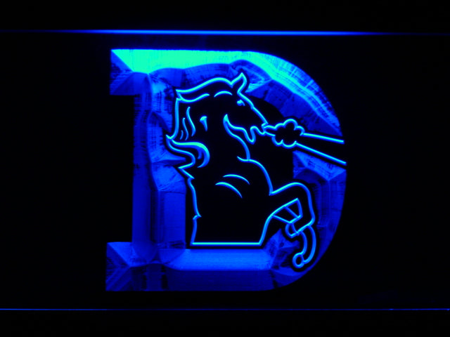 Denver Broncos (10) LED Sign - Blue - TheLedHeroes