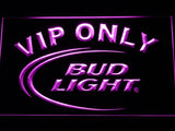 Bud Light VIP Only LED Neon Sign Electrical - Purple - TheLedHeroes