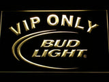 Bud Light VIP Only LED Neon Sign Electrical - Yellow - TheLedHeroes