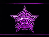 Dallas Cowboys 40th Anniversary LED Neon Sign USB - Purple - TheLedHeroes