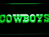 Dallas Cowboys (7) LED Neon Sign USB - Green - TheLedHeroes