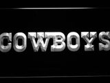 Dallas Cowboys (7) LED Neon Sign USB - White - TheLedHeroes