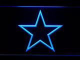 Dallas Cowboys (8) LED Neon Sign USB - Blue - TheLedHeroes