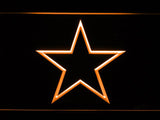 Dallas Cowboys (8) LED Neon Sign Electrical - Orange - TheLedHeroes