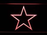 Dallas Cowboys (8) LED Neon Sign Electrical - Red - TheLedHeroes