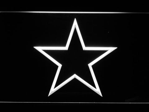 Dallas Cowboys (8) LED Neon Sign Electrical - White - TheLedHeroes