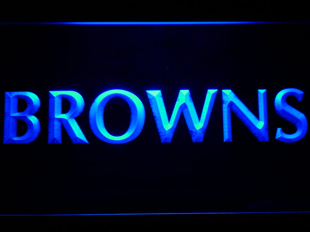 Cleveland Browns (7) LED Sign - Blue - TheLedHeroes