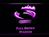 Cincinnati Bengals Paul Brown Stadium LED Neon Sign Electrical - Purple - TheLedHeroes