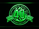 Cincinnati Bengals 40th Anniversary LED Neon Sign Electrical - Green - TheLedHeroes