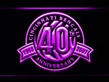 Cincinnati Bengals 40th Anniversary LED Sign - Purple - TheLedHeroes