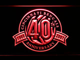 Cincinnati Bengals 40th Anniversary LED Sign - Red - TheLedHeroes