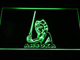 Star Wars Ahsoka LED Neon Sign Electrical - Green - TheLedHeroes