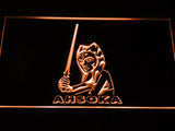 Star Wars Ahsoka LED Neon Sign Electrical - Orange - TheLedHeroes