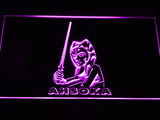 FREE Star Wars Ahsoka LED Sign - Purple - TheLedHeroes