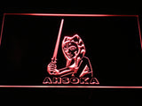 FREE Star Wars Ahsoka LED Sign - Red - TheLedHeroes