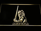 FREE Star Wars Ahsoka LED Sign - Yellow - TheLedHeroes