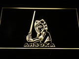 Star Wars Ahsoka LED Neon Sign Electrical - Yellow - TheLedHeroes