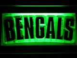 Cincinnati Bengals (6) LED Neon Sign Electrical - Green - TheLedHeroes