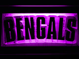 Cincinnati Bengals (6) LED Sign - Purple - TheLedHeroes