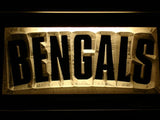 Cincinnati Bengals (6) LED Neon Sign USB - Yellow - TheLedHeroes