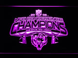 Chicago Bears NFC Conference Champions 2006 LED Neon Sign USB - Purple - TheLedHeroes