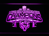 FREE Chicago Bears NFC Conference Champions 2006 LED Sign - Purple - TheLedHeroes