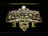 FREE Chicago Bears NFC Conference Champions 2006 LED Sign - Yellow - TheLedHeroes