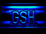 Chicago Bears GSH George Halas LED Neon Sign USB - Blue - TheLedHeroes