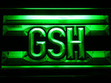 Chicago Bears GSH George Halas LED Neon Sign USB - Green - TheLedHeroes