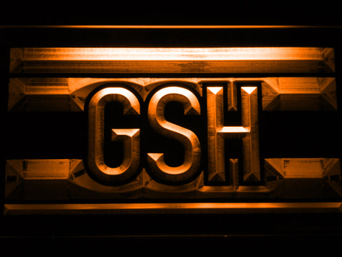 FREE Chicago Bears GSH George Halas LED Sign - Orange - TheLedHeroes