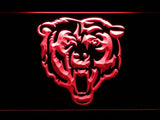 Chicago Bears (5) LED Neon Sign USB - Red - TheLedHeroes