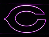Chicago Bears (6) LED Neon Sign USB - Purple - TheLedHeroes