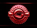 Carolina Panthers Community Quarterback LED Sign - Red - TheLedHeroes