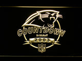 FREE Carolina Panthers Countdown to Kickoff 2003 LED Sign - Yellow - TheLedHeroes