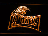 Carolina Panthers (6) LED Neon Sign USB - Orange - TheLedHeroes