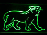 Carolina Panthers (7) LED Neon Sign USB - Green - TheLedHeroes