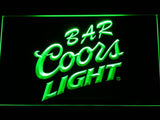 Coors Light Bar LED Neon Sign USB - Green - TheLedHeroes