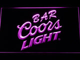 Coors Light Bar LED Neon Sign USB - Purple - TheLedHeroes