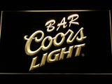 FREE Coors Light Bar LED Sign - Yellow - TheLedHeroes