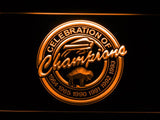 Buffalo Bills Celebration of Champions LED Neon Sign USB - Orange - TheLedHeroes