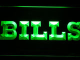 Buffalo Bills (5) LED Neon Sign USB - Green - TheLedHeroes