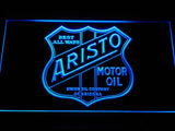 Aristo Motor Oil LED Neon Sign USB - Blue - TheLedHeroes