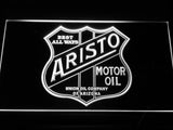 Aristo Motor Oil LED Neon Sign USB - White - TheLedHeroes