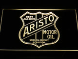 Aristo Motor Oil LED Neon Sign Electrical - Yellow - TheLedHeroes