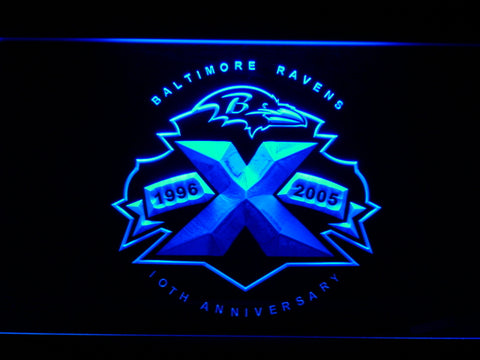 Baltimore Ravens 10th Anniversary LED Sign -  - TheLedHeroes
