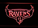 Baltimore Ravens (6) LED Neon Sign Electrical - Red - TheLedHeroes
