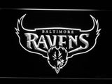 Baltimore Ravens (6) LED Neon Sign Electrical - White - TheLedHeroes