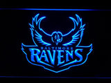 Baltimore Ravens (7) LED Neon Sign USB - Blue - TheLedHeroes