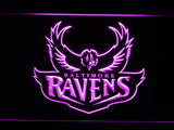 Baltimore Ravens (7) LED Neon Sign USB - Purple - TheLedHeroes